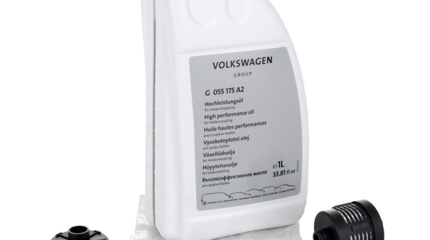 Set Ulei Special Cupla Haldex Oe Volkswagen VW TL 52175-X 1L G055175A2 + Filtru Ulei Diferential Haldex Oe Volkswagen Multivan T5 2003-2015 02D598574