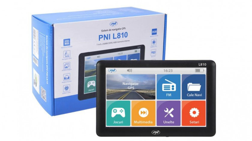 Sistem de navigatie gps pni l810 ecran 7 inch, 800 mhz, 256mb ddr, 8gb memorie interna, fm transmitter UNIVERSAL Universal #6 PNI-L810