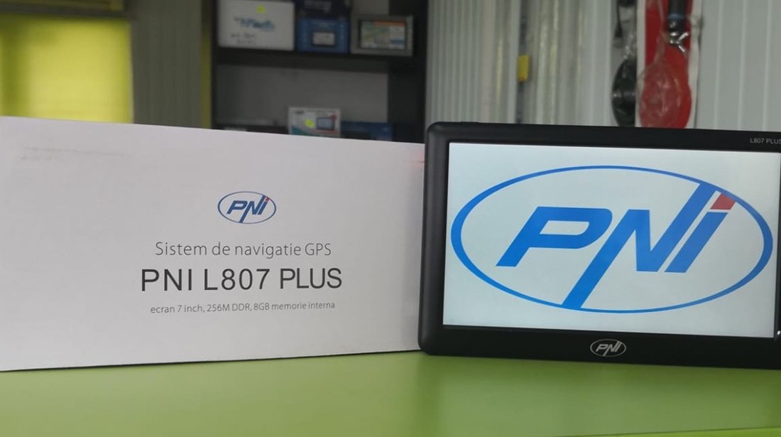 Sistem de navigatie portabil GPS PNI L807 PLUS 8GB Diagonala 7" Harti  pentru Camioane si Autoturisme #6985