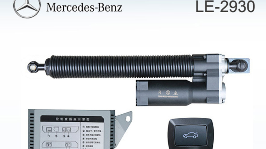 Sistem ridicare si inchidere portbagaj din buton si cheie dedicat Mercedes  C W205 LE-2930 #1996559