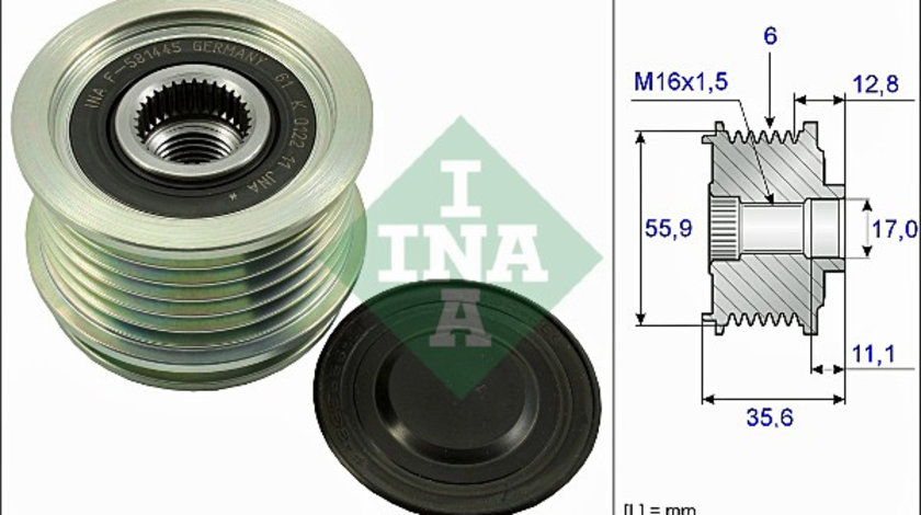 Sistem roata libera, generator (535004110 INA) AUDI,SEAT,SKODA,VW,VW (FAW),VW (SVW)