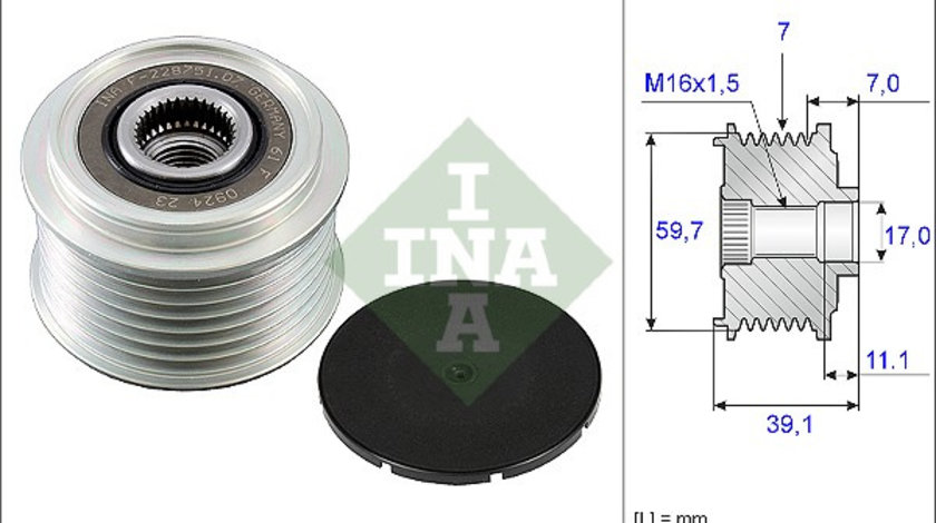 Sistem roata libera, generator (535005310 INA) NISSAN,OPEL,RENAULT,RENAULT TRUCKS,VAUXHALL