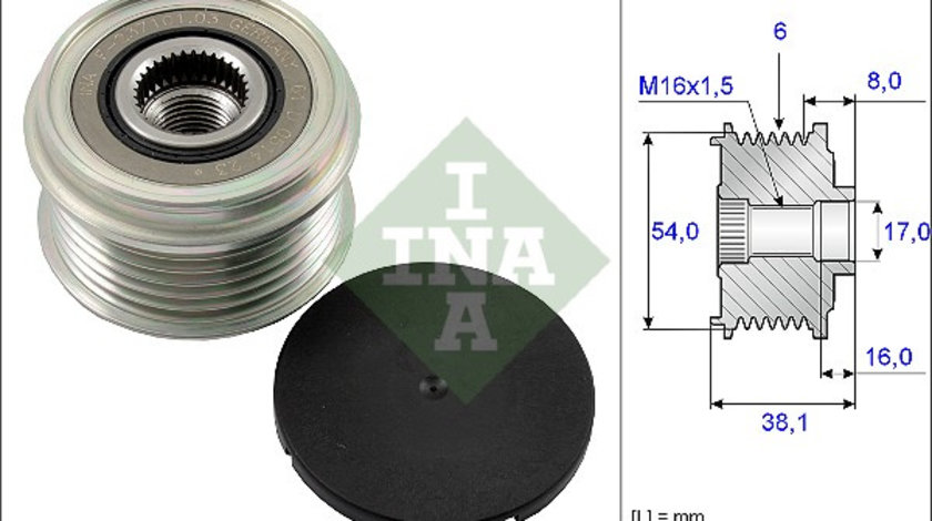 Sistem roata libera, generator (535006310 INA) ALFA ROMEO,BMW,Citroen,FIAT,FORD,LANCIA,OPEL,PEUGEOT,SUZUKI,VAUXHALL