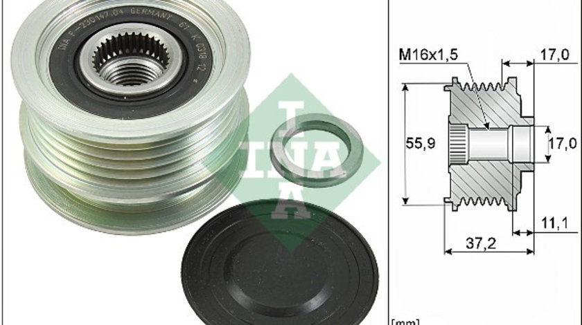 Sistem roata libera, generator (535011610 INA) NISSAN,RENAULT