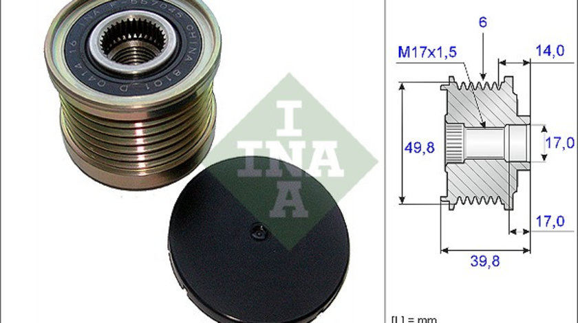 Sistem roata libera, generator (535014610 INA) NISSAN,NISSAN (DFAC),RENAULT