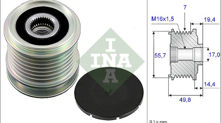 Sistem roata libera, generator (535016510 INA) MERCEDES-BENZ,MERCEDES-BENZ (BBDC)