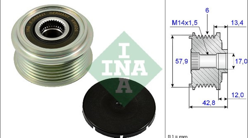 Sistem roata libera, generator (535024010 INA) PORSCHE,SUBARU,TOYOTA