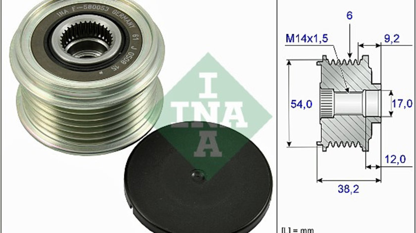 Sistem roata libera, generator (535026310 INA) HYUNDAI,ISUZU,JAGUAR,KIA,LAND ROVER,MARUTI SUZUKI