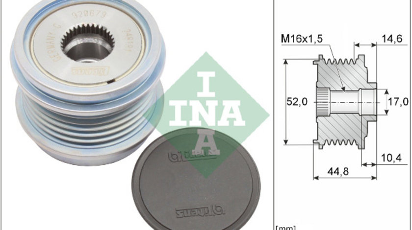 Sistem roata libera, generator (535034310 INA) AUDI,CUPRA,SEAT,SKODA,VW