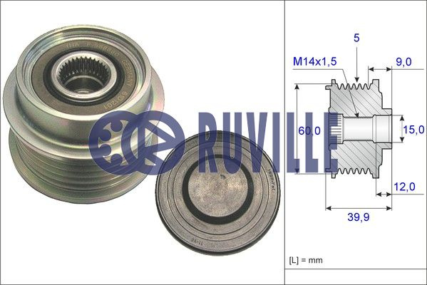 Sistem roata libera, generator (59926 EVR) TOYOTA