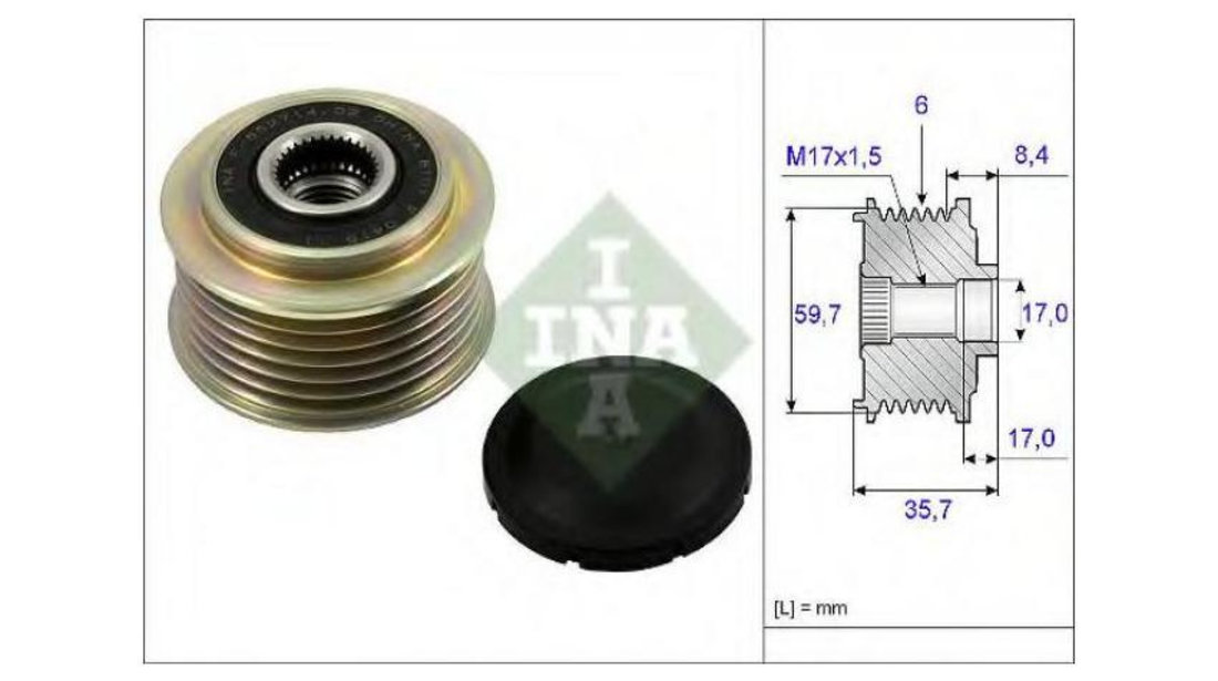 Sistem roata libera, generator Mazda 3 (BL) 2008-2016 #2 354710