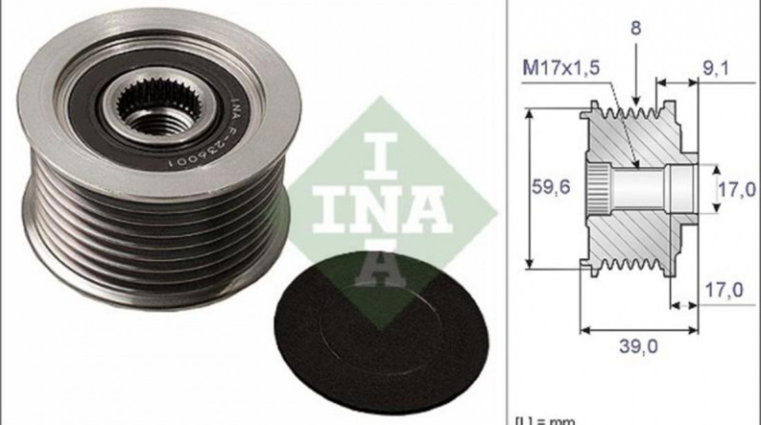 Sistem roata libera, generator Mazda 6 Sport (GH) 2007-2016 #3 238068