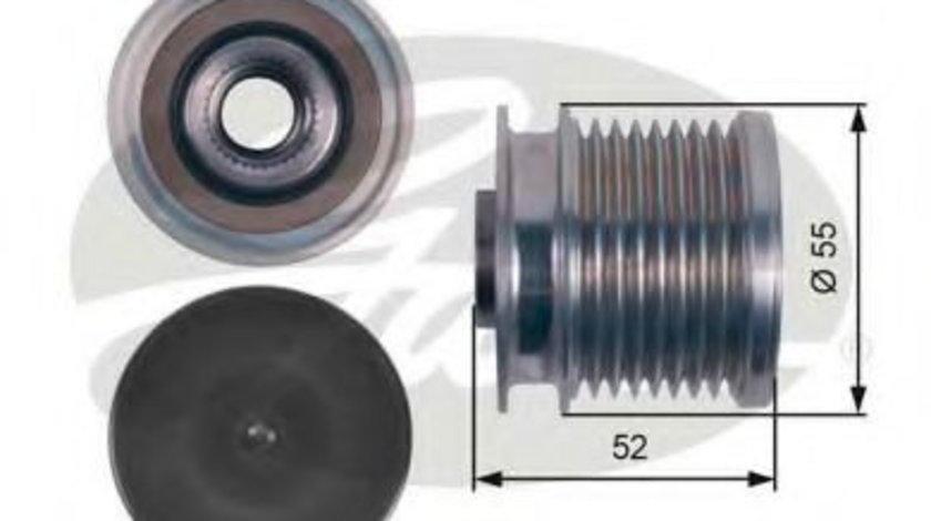 Sistem roata libera, generator MERCEDES G-CLASS Cabrio (W463) (1989 - 2016) GATES OAP7123 piesa NOUA