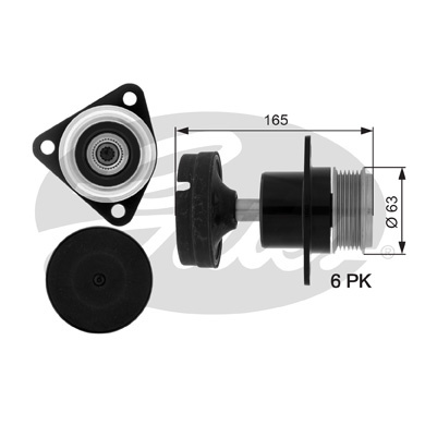 Sistem roata libera, generator (OAP7050 GAT) FORD