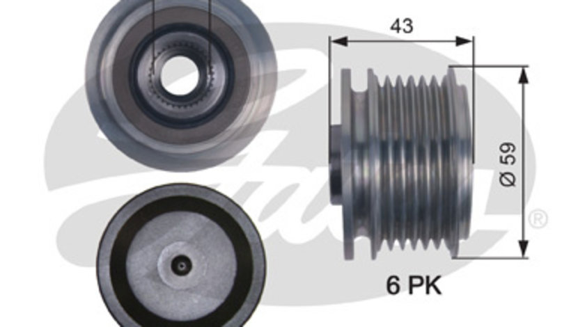 Sistem roata libera, generator (OAP7112 GAT) DODGE,FIAT,FORD,FORD AUSTRALIA,JEEP,MAZDA,SMART,VOLVO