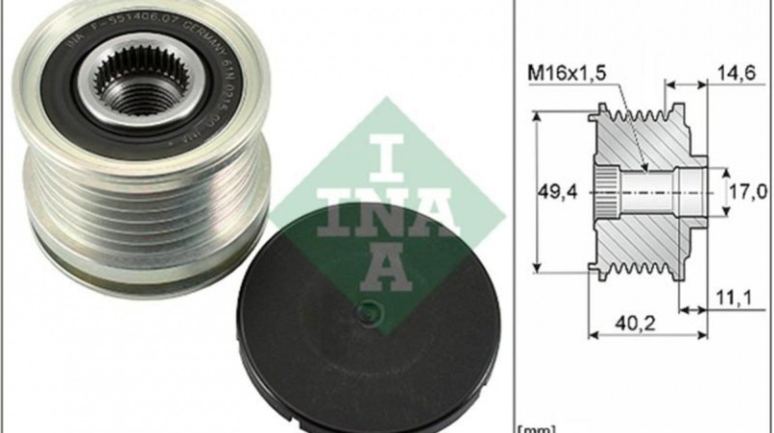 Sistem roata libera, generator Skoda FABIA Praktik 2001-2007 #2 03G903119B