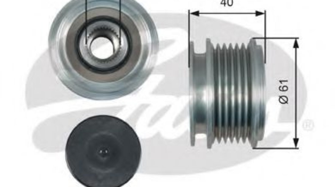 Sistem roata libera, generator VW BORA Combi (1J6) (1999 - 2005) GATES OAP7013 piesa NOUA