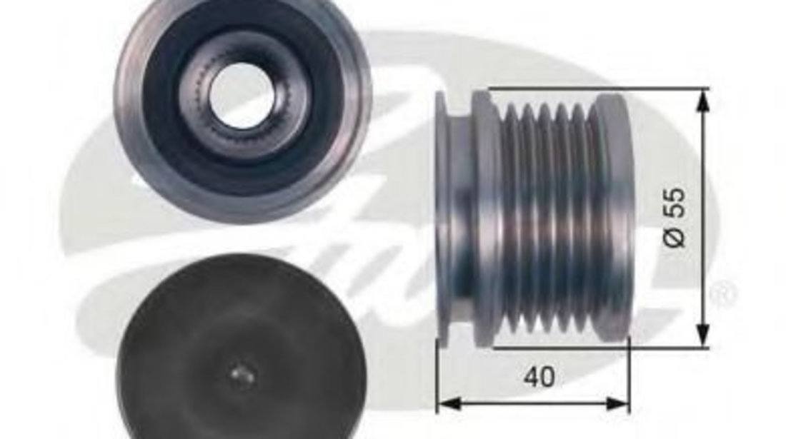 Sistem roata libera, generator VW CADDY IV Combi (Saab, SAJ) (2015 - 2016) GATES OAP7114 piesa NOUA