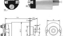 Solenoid, electromotor MITSUBISHI L 200 (KB, KA) (...