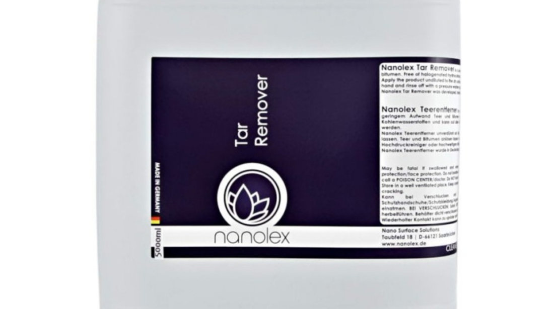 Solutie Indepartare Bitum Nanolex Tar Remover 5L NXTX02