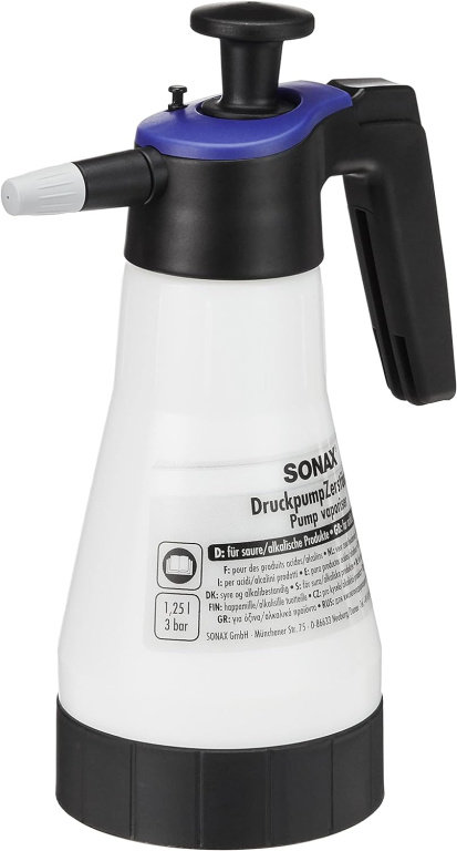 Sonax Pulverizator Cu Pompa Rezistent La Produse Acide / Alcaline, 1.25L 496941