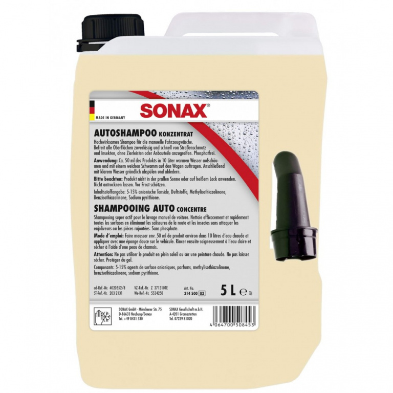 Sonax Sampon Concentrat Pentru Luciu 5L 314500