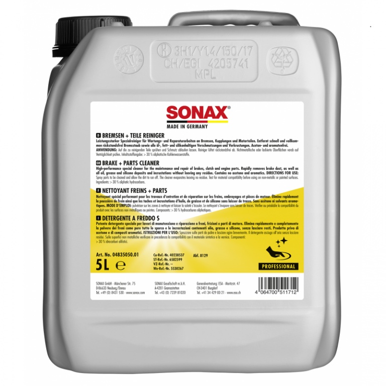 Sonax Solutie Curatat Frana Si Ambreiaj 483505 5L