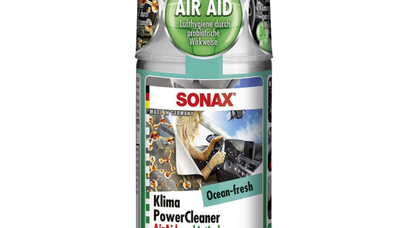 Sonax Spray Curatat Instalatie Ac Aer Aid Anti-Bacterial Ocean Fresh 100ML 323600