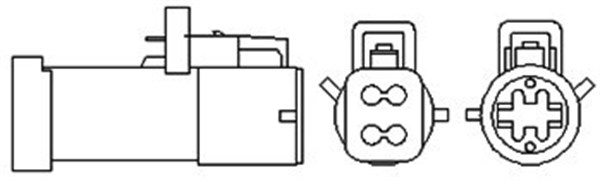 Sonda Lambda (466016355012 MAGNETI MARELLI) FORD