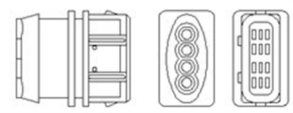 Sonda Lambda (466016355128 MAGNETI MARELLI) VOLVO