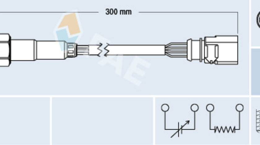 Sonda Lambda (77463 FAE) AUDI,SEAT,SKODA,VW