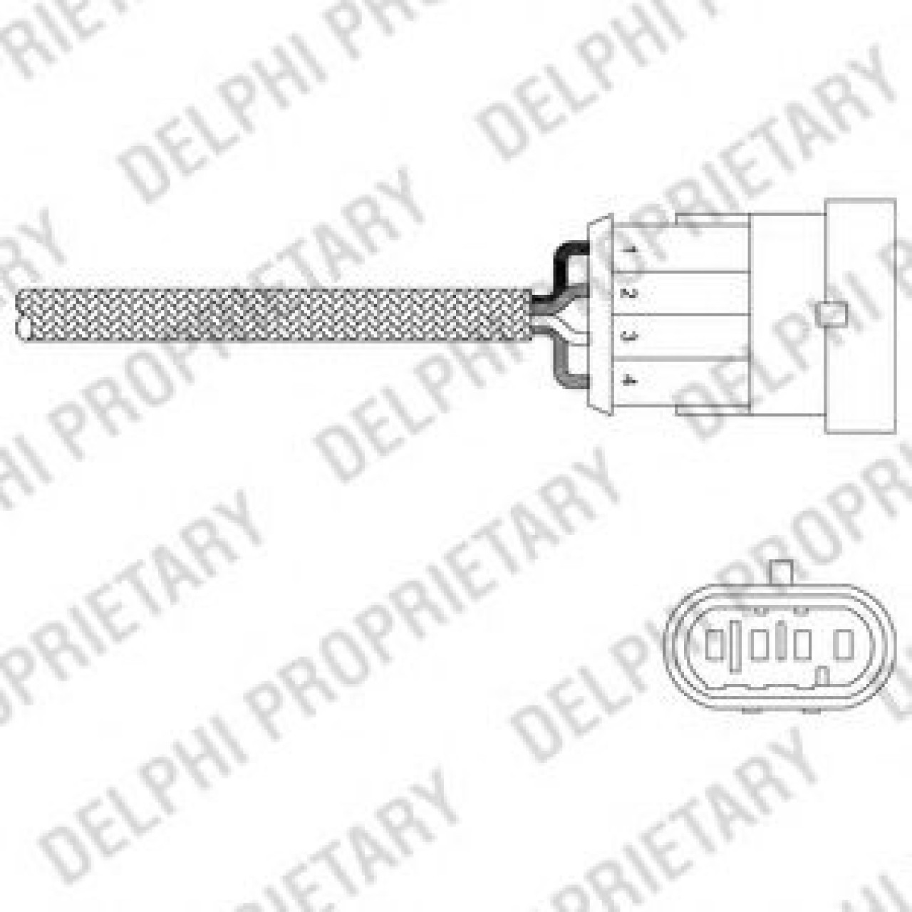 Sonda Lambda ALFA ROMEO 147 (937) (2000 - 2010) DELPHI ES20302-12B1 piesa NOUA