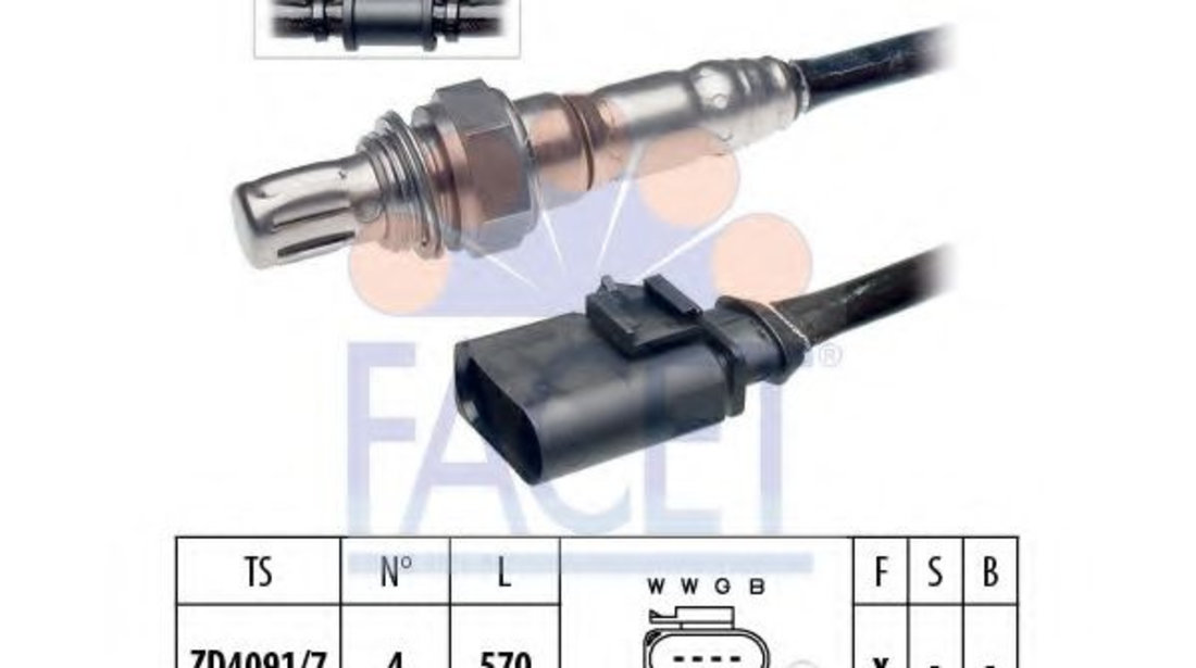 Sonda Lambda AUDI A3 (8P1) (2003 - 2012) FACET 10.7932 piesa NOUA