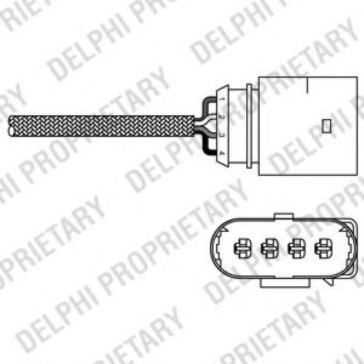 Sonda Lambda AUDI A4 (8EC, B7) (2004 - 2008) DELPHI ES20285-12B1 piesa NOUA