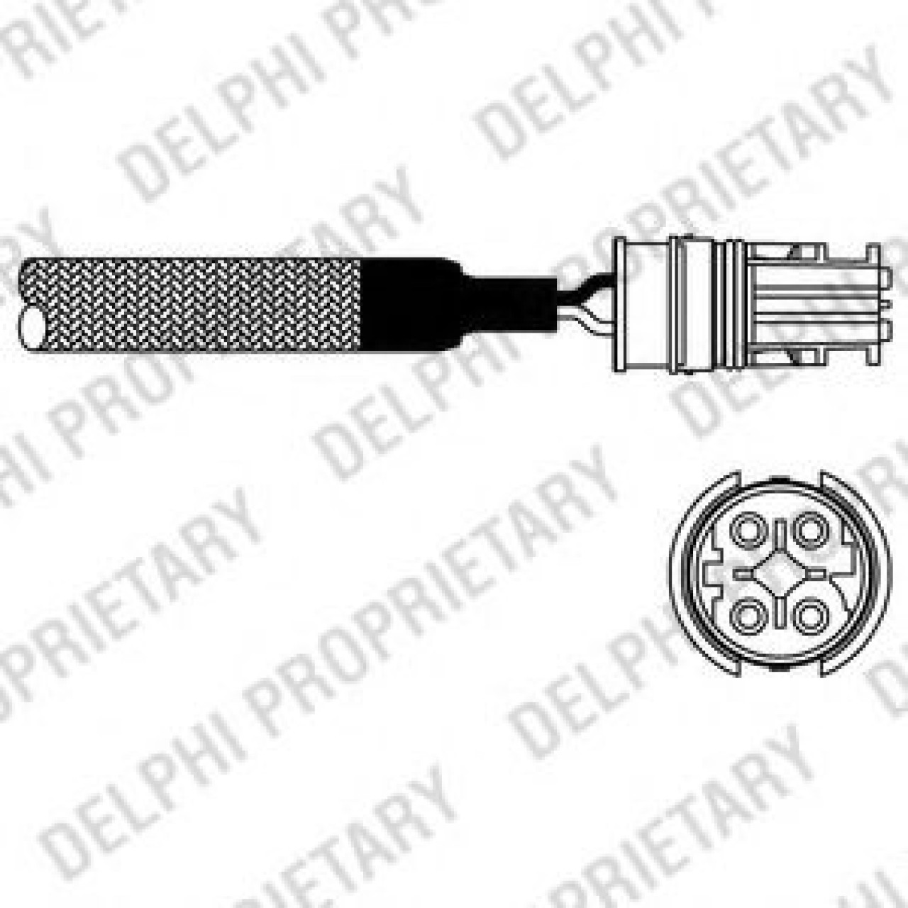 Sonda Lambda BMW Seria 3 Compact (E36) (1994 - 2000) DELPHI ES10899-12B1 piesa NOUA