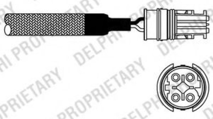 Sonda Lambda BMW Seria 3 Compact (E46) (2001 - 2005) DELPHI ES10899-12B1 piesa NOUA