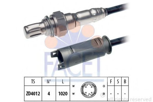 Sonda Lambda BMW X5 (E53) (2000 - 2006) FACET 10.7255 piesa NOUA