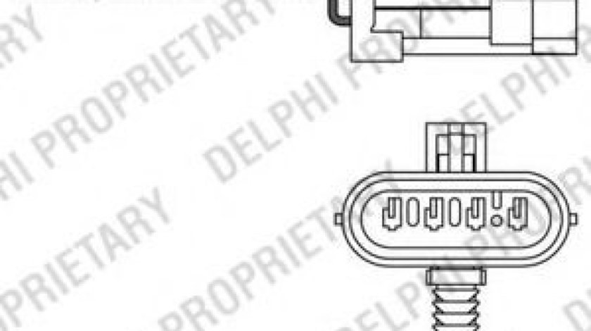 Sonda Lambda CHEVROLET AVEO Hatchback (T250, T255) (2007 - 2016) DELPHI ES20135-12B1 piesa NOUA