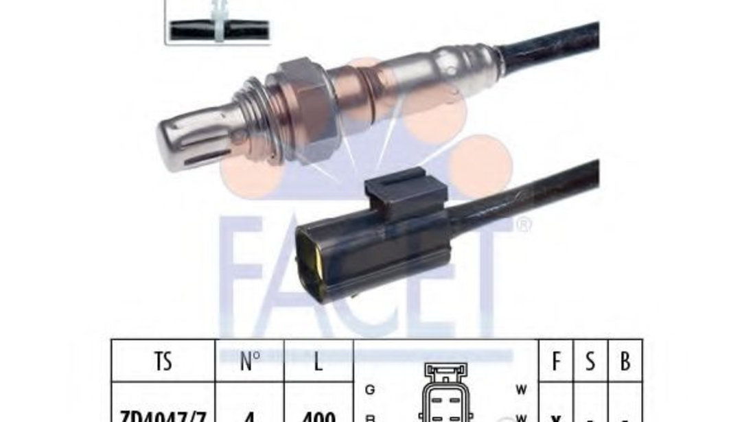 Sonda Lambda CHEVROLET AVEO Limuzina (T250, T255) (2005 - 2016) FACET 10.7198 piesa NOUA