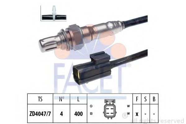 Sonda Lambda CHEVROLET KALOS (2005 - 2016) FACET 10.7198 piesa NOUA