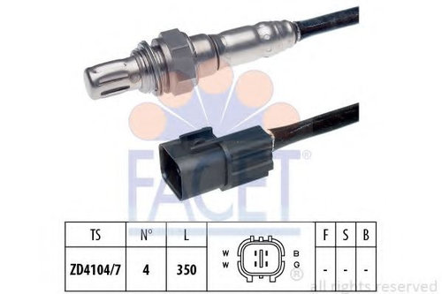 Sonda Lambda CHEVROLET LACETTI Combi (J200) (2005 - 2016) FACET 10.8076 piesa NOUA