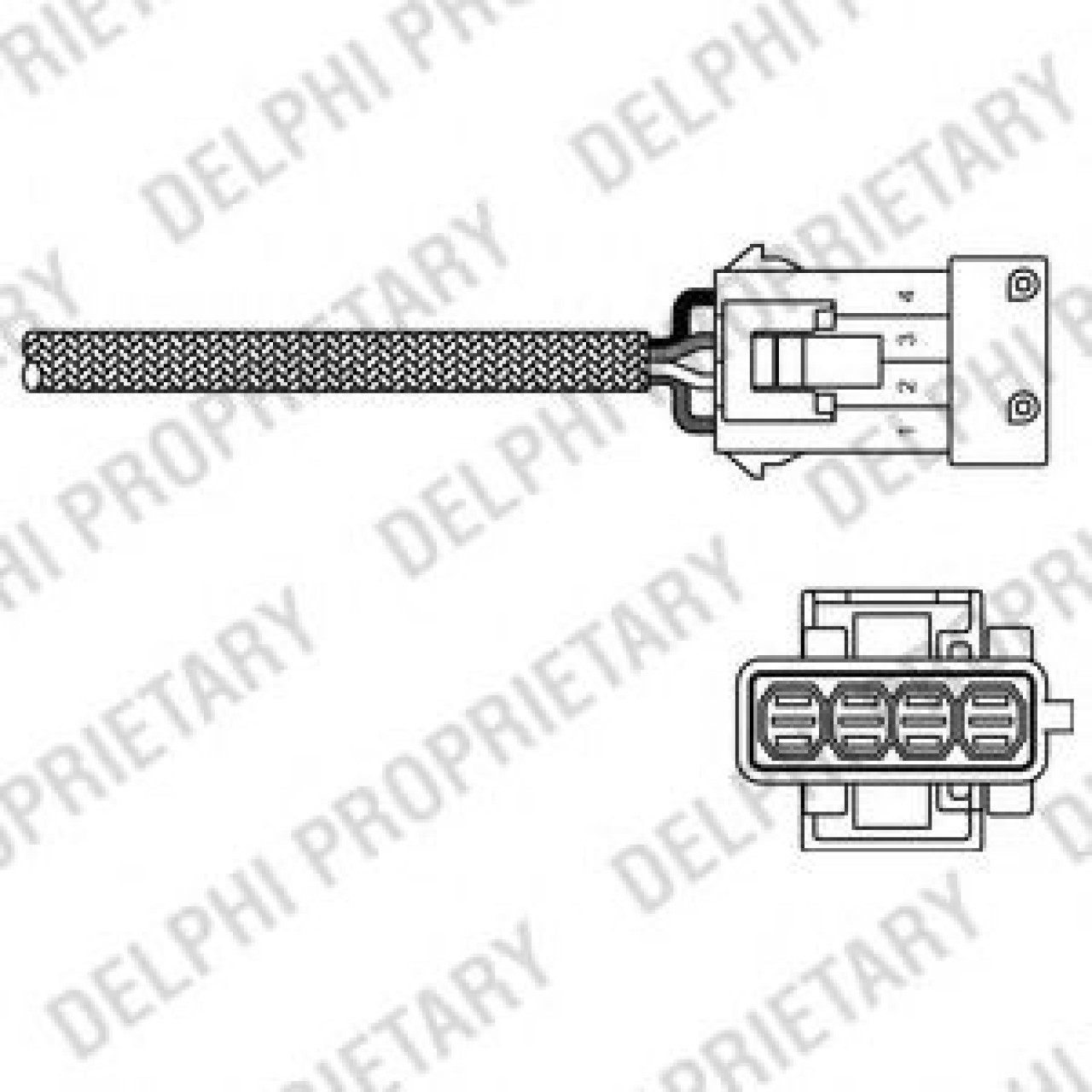 Sonda Lambda CITROEN C3 I (FC) (2002 - 2016) DELPHI ES10797-12B1 piesa NOUA