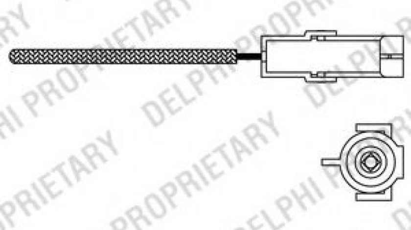 Sonda Lambda DAEWOO CIELO (KLETN) (1995 - 1997) DELPHI ES10966-12B1 piesa NOUA