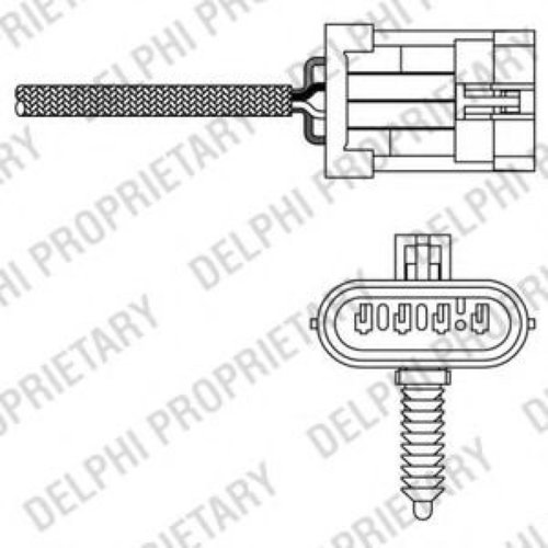 Sonda Lambda DAEWOO NUBIRA Break (KLAN) (2003 - 2016) DELPHI ES20135-12B1 piesa NOUA