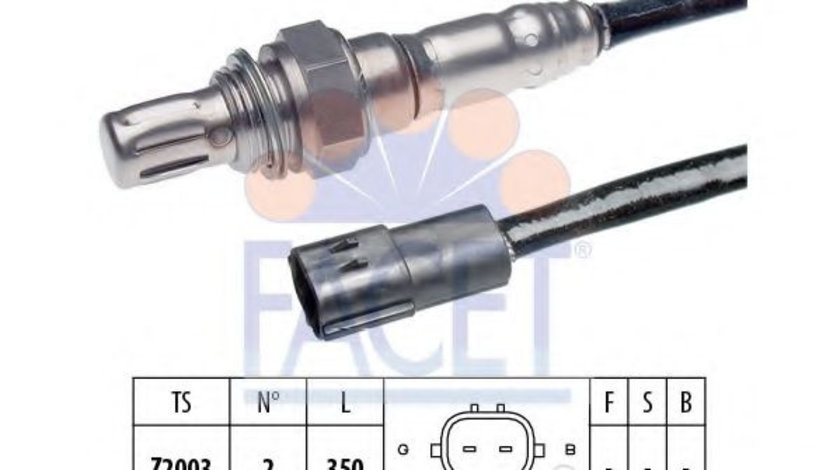 Sonda Lambda DAEWOO NUBIRA Limuzina (KLAJ) (1997 - 2016) FACET 10.7091 piesa NOUA