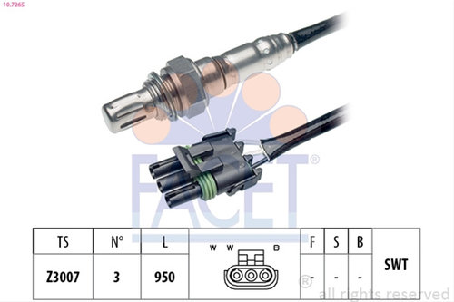 Sonda Lambda - Facet Fd Promo Limitat Fd Nbb Opel 10.7265