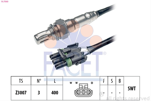 Sonda Lambda - Facet Fd Promo Limitat Fd Nbb Renault 10.7060