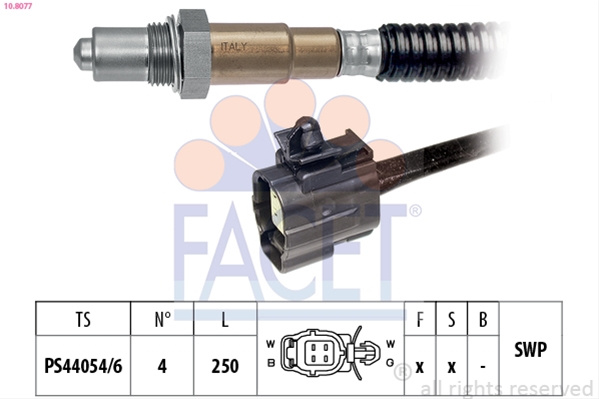 Sonda Lambda Facet General Motors 10.8077