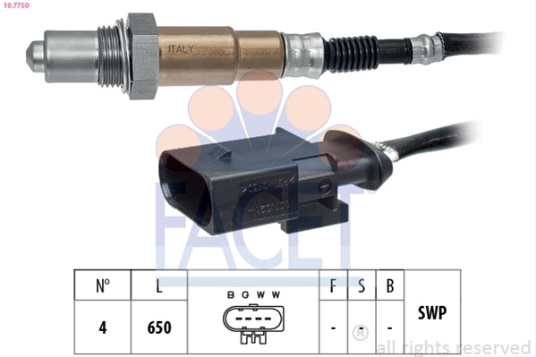 Sonda Lambda Facet Mini 10.7750