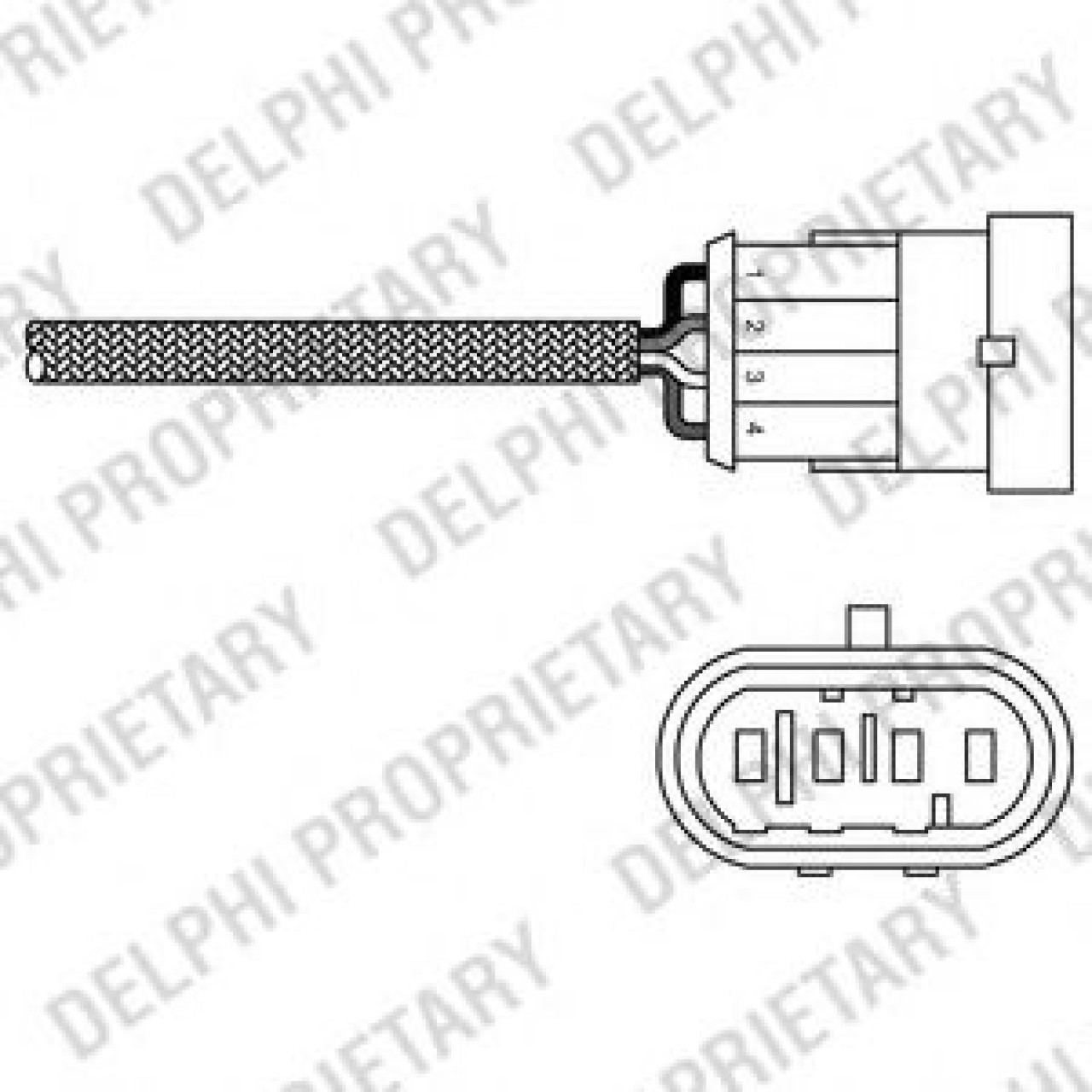 Sonda Lambda FIAT BRAVA (182) (1995 - 2003) DELPHI ES20277-12B1 piesa NOUA